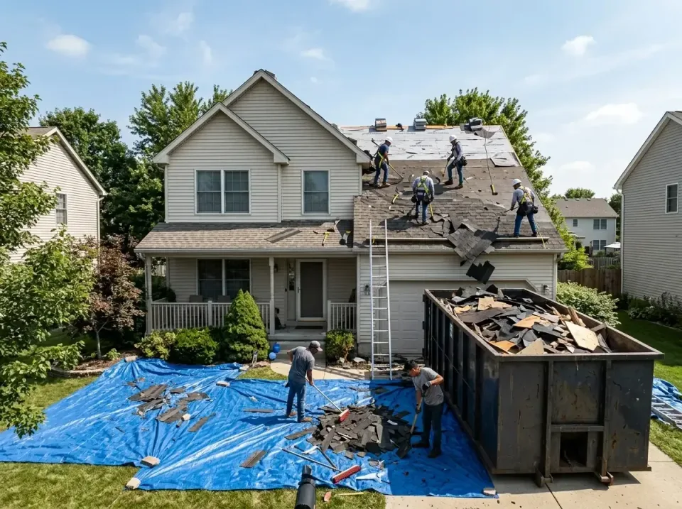 roof-replacement-debris-remova-004 — frequently asked questions, Cheapest Dumpster Rentals in Bluffton, SC